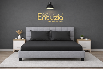 Prostěradla Deluxe Entuzia - antracit