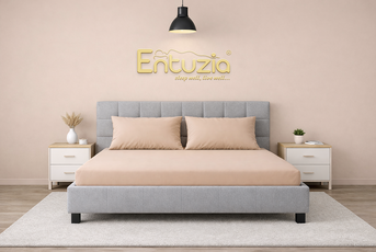 Prostěradla Deluxe Entuzia - meruňkov&aacute;