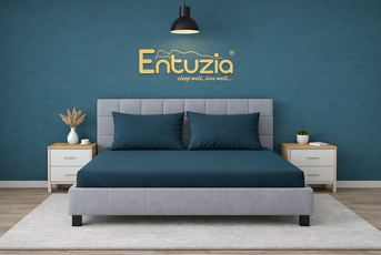 Prostěradla Deluxe Entuzia - petrolejov&aacute;