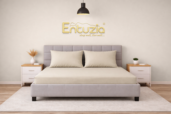 Prostěradla Deluxe Entuzia - smetana